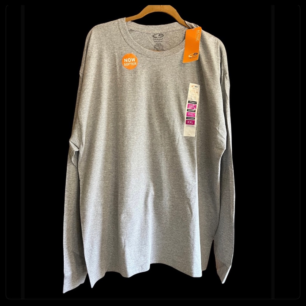 Champion C9 Active Performance Long sleeve T shirt, Light Steel, XXL